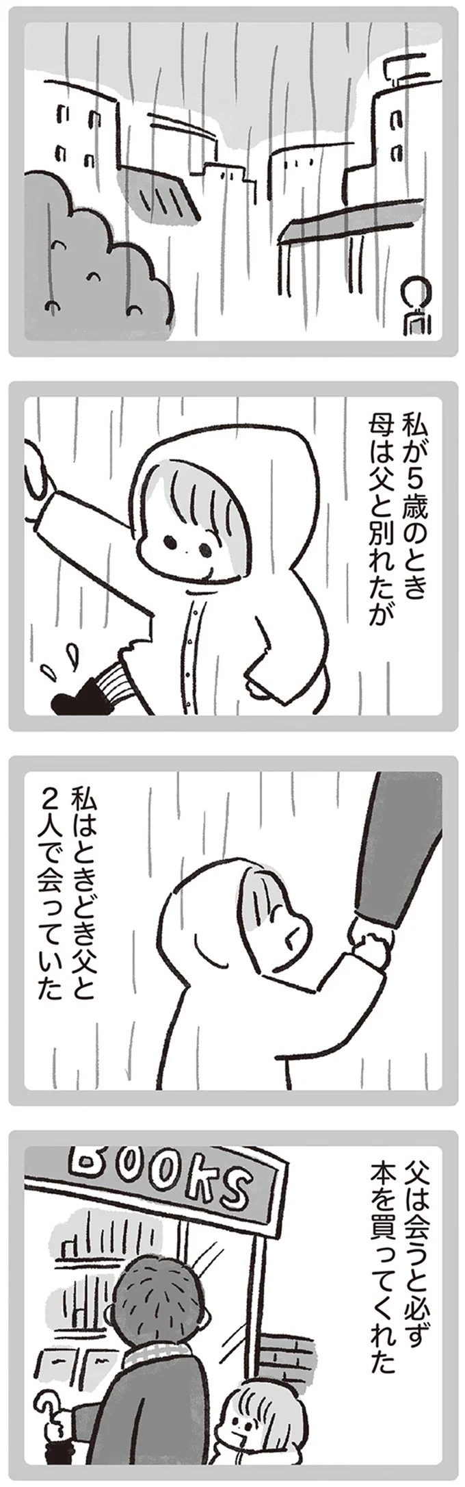 私はときどき父と2人で会っていた