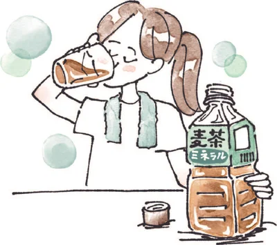 ミネラル入りの麦茶は血液がサラサラになって血流がよくなる