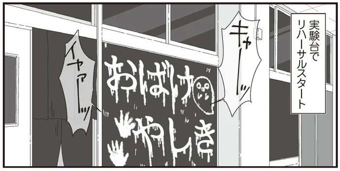 文化祭のお化け屋敷。リハーサルでほむら先生に入ってもらったら悲鳴がすごい！／ほむら先生はたぶんモテない3（14）