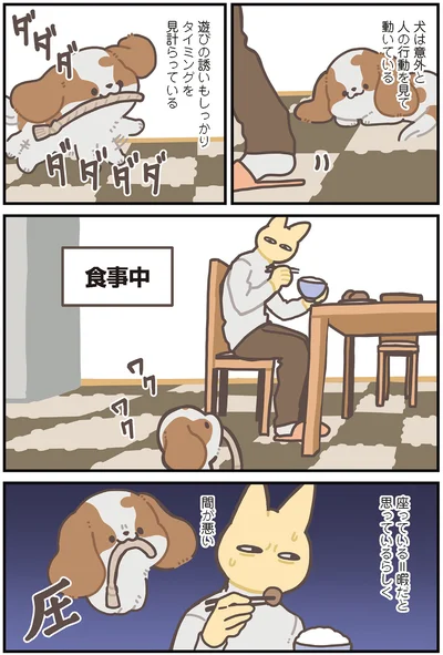 食事中