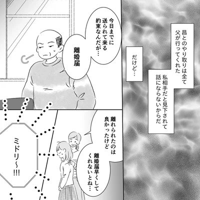 離婚届早くしてくれないとね…