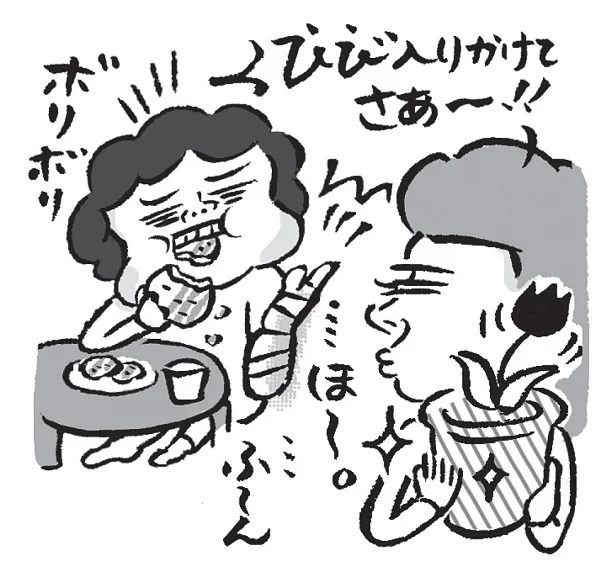 植木鉢は傷一つなく無事でした