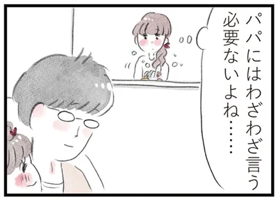 パパにわざわざ言う必要ないよね…