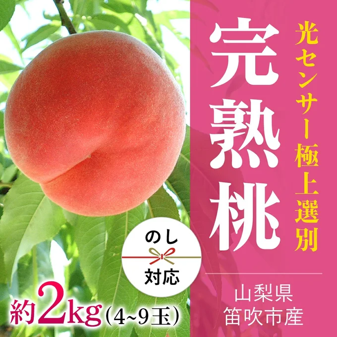 ふるさと納税で産地直送の桃を味わおう
