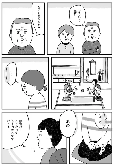 どういう話になっとるんかね？