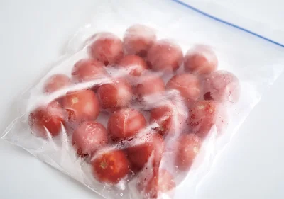 ミニトマトもそのまま冷凍