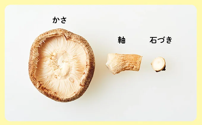 生のしいたけと同じように使える