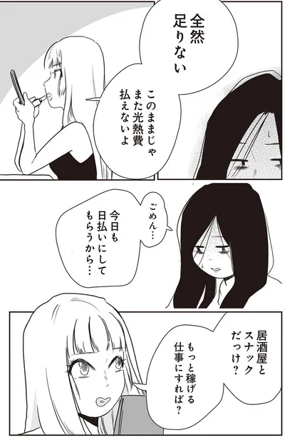 今日も日払いにしてもらうから…
