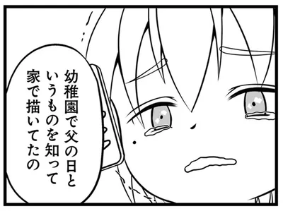 幼稚園で父の日というものを知って家で描いていたの