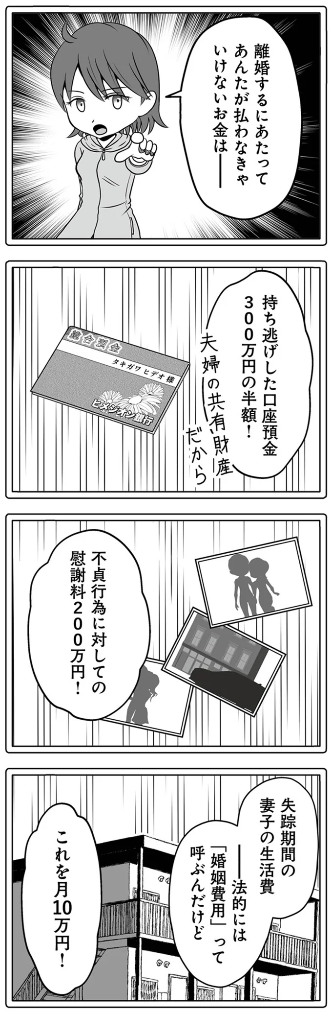 離婚するにあたって　あんたが払わなきゃいけないお金は
