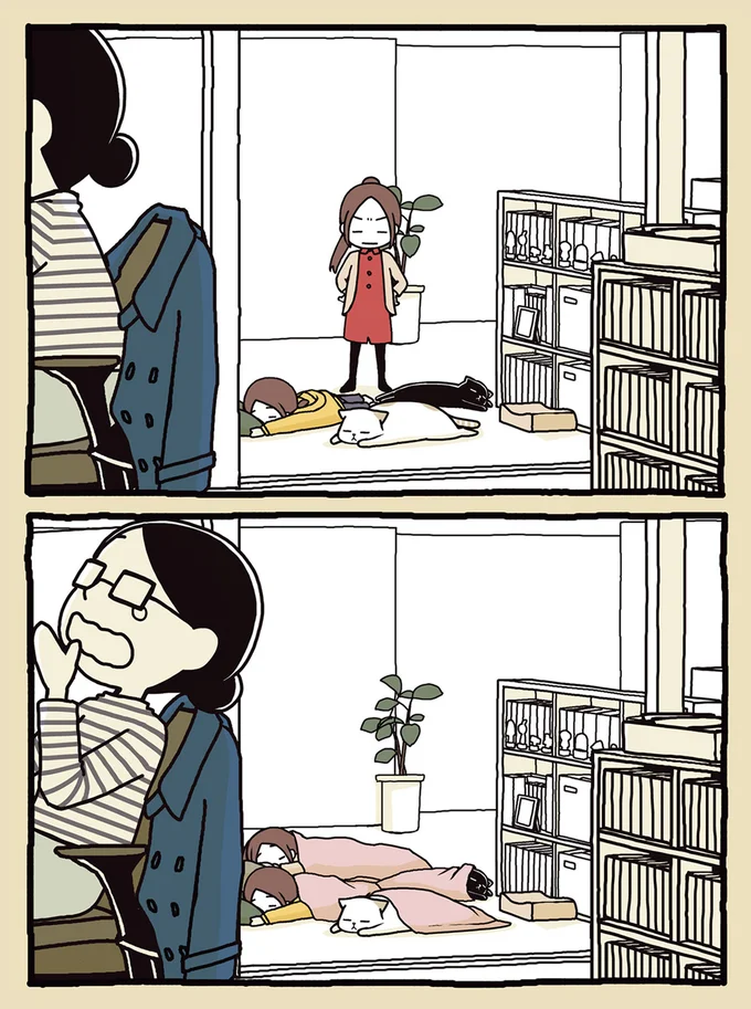 床暖房のおかげで椅子が奪われない
