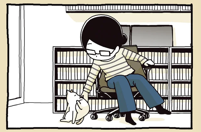 猫に手を貸しました!? 人の手を借りて目的を達成した猫／職場の猫（10）