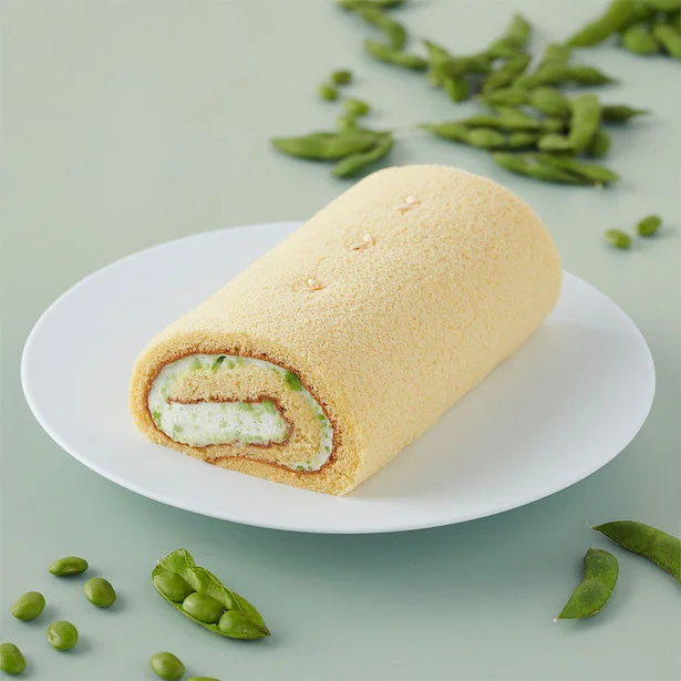 お米のロールケーキ(庄内産だだちゃ豆)