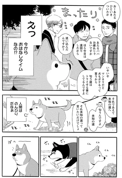 人間はのんびりだなあ