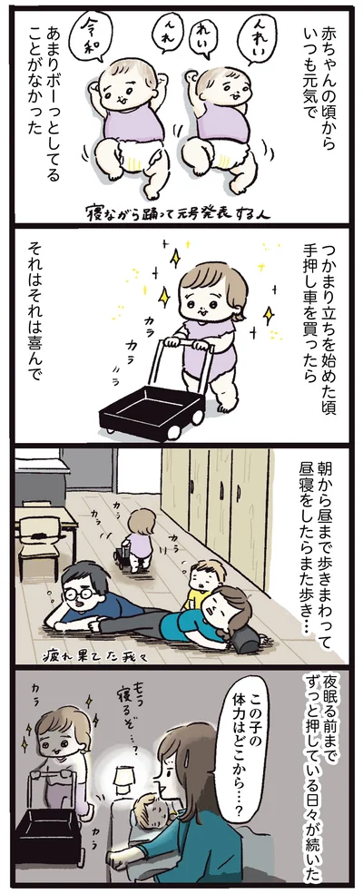 この子の体力はどこから…？