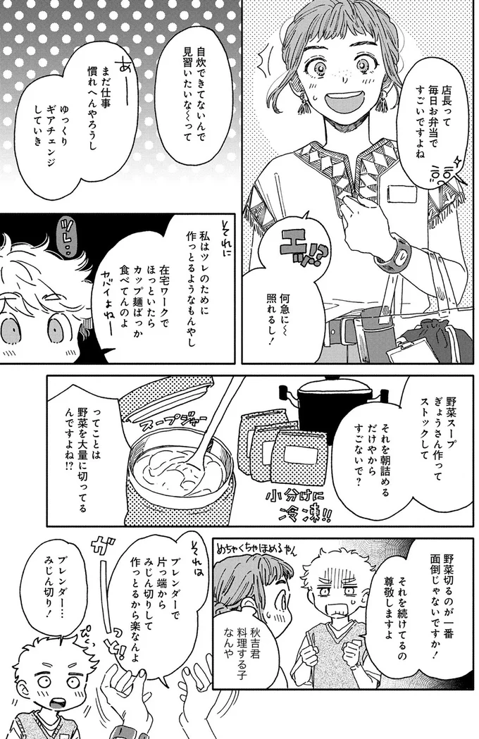 ブレンダー…みじん切り！