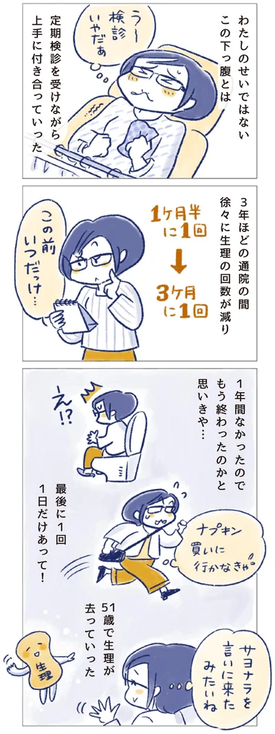 51歳で生理が去っていった