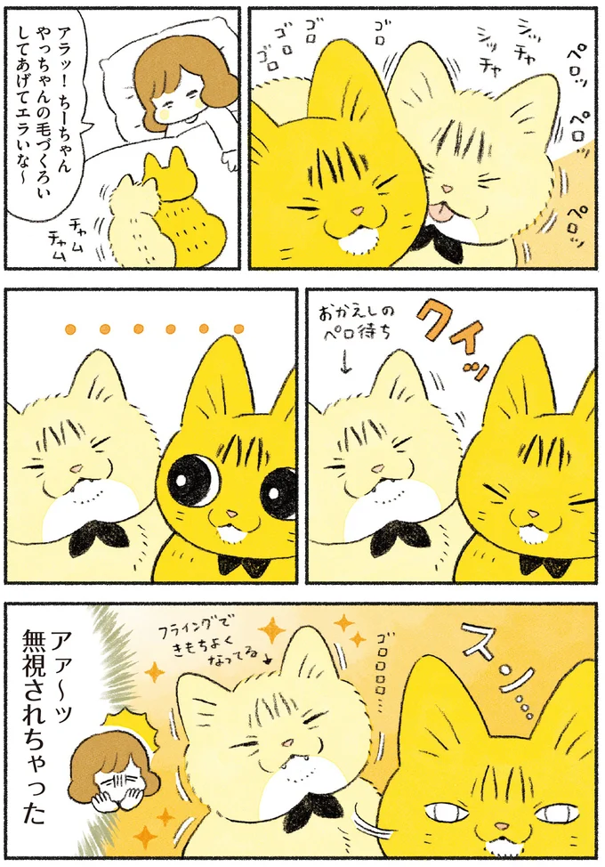 お返しのペロ待ちちーちゃん