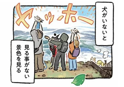 犬がいないと見ることのない景色