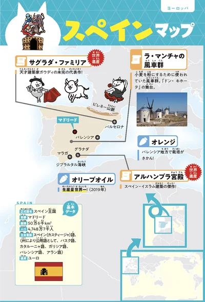 スペインマップ