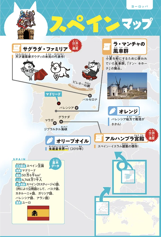スペインマップ