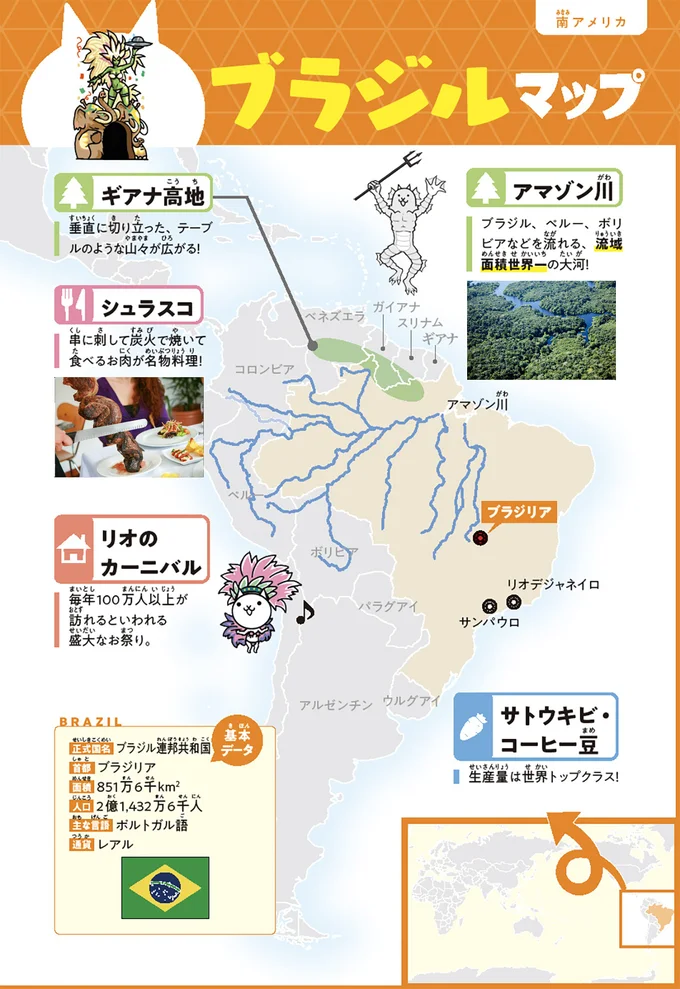 ブラジルマップ