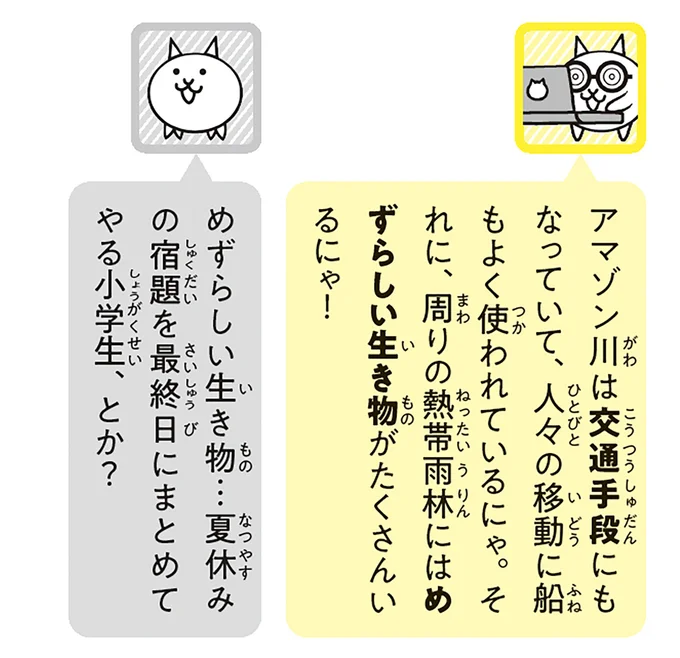 めずらしい生き物がたくさん