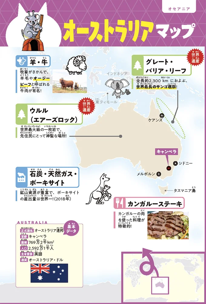 オーストラリアマップ
