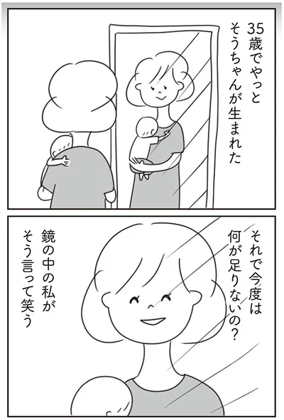 鏡の中の私