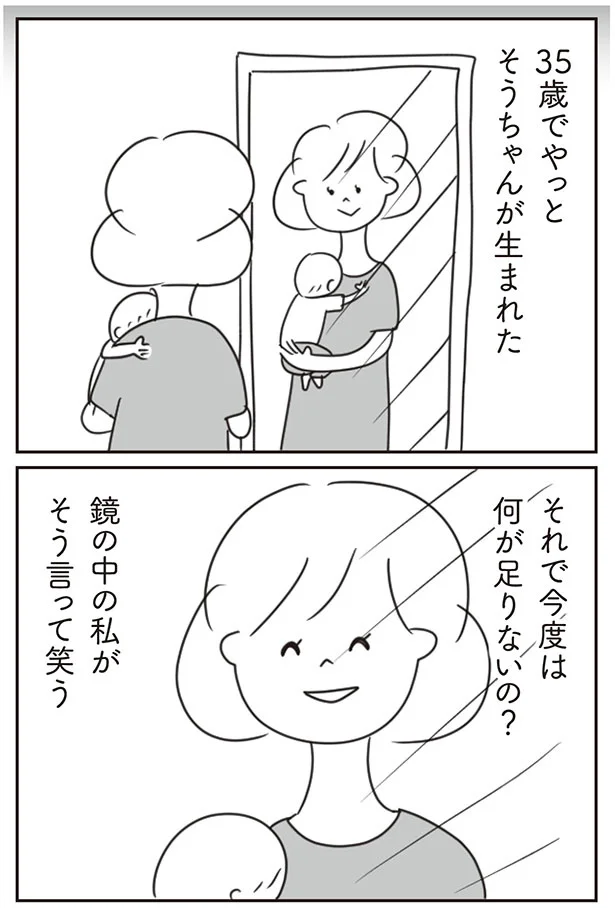 鏡の中の私