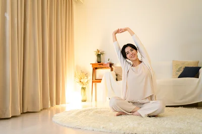 寝る前に、必ずストレッチをしよう