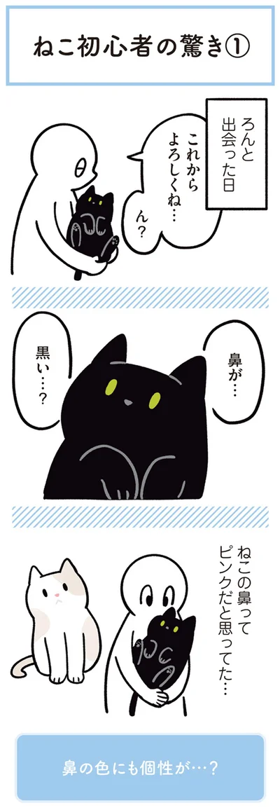 鼻が…黒い…？