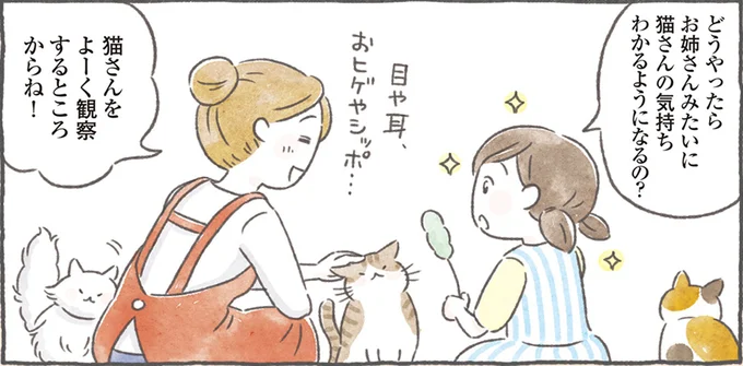 猫さんをよーく観察するところからね！