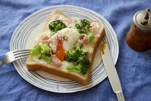 焼かないパン＆とろとろ卵が朝食の正解！【腸活レシピ】