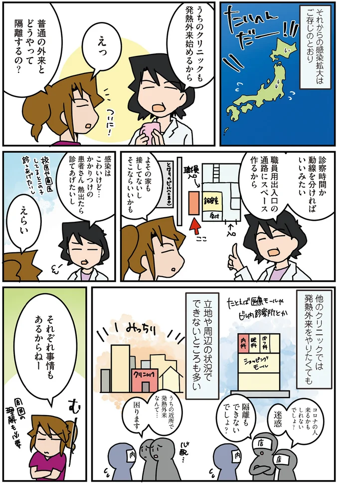 感染拡大後の発熱外来