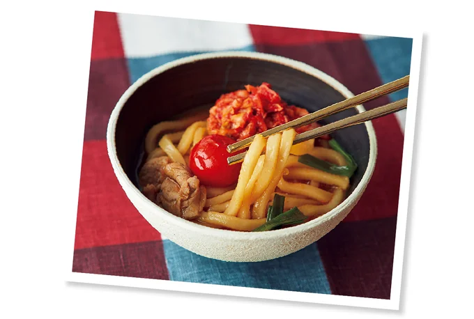 シメはうどんで!