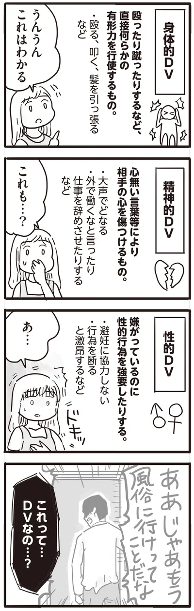 これって…DVなの…？
