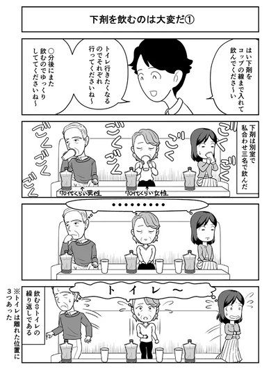 『痔だと思ったら大腸がんステージ4でした〜標準治療を旅と漫画で乗り越えてなんとか経過観察になるまで〜』より