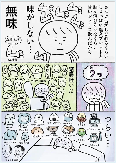 つらい…