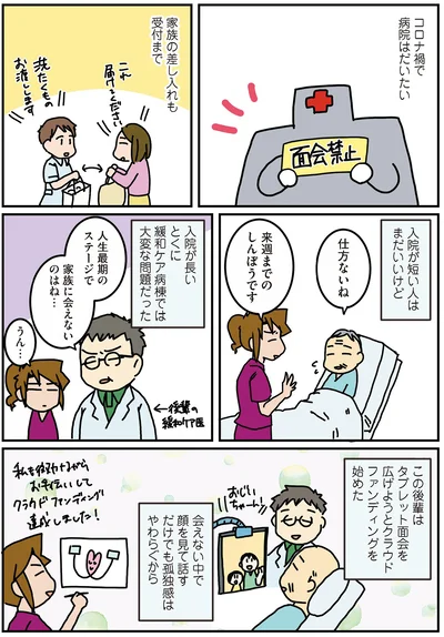 コロナ禍の面会