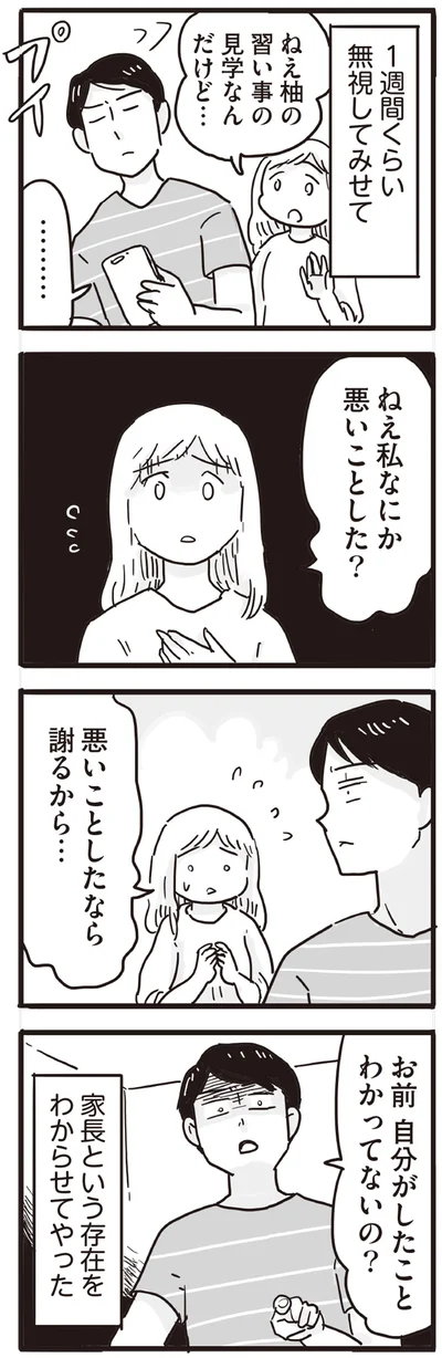 お前　自分がしたことわかってないの？