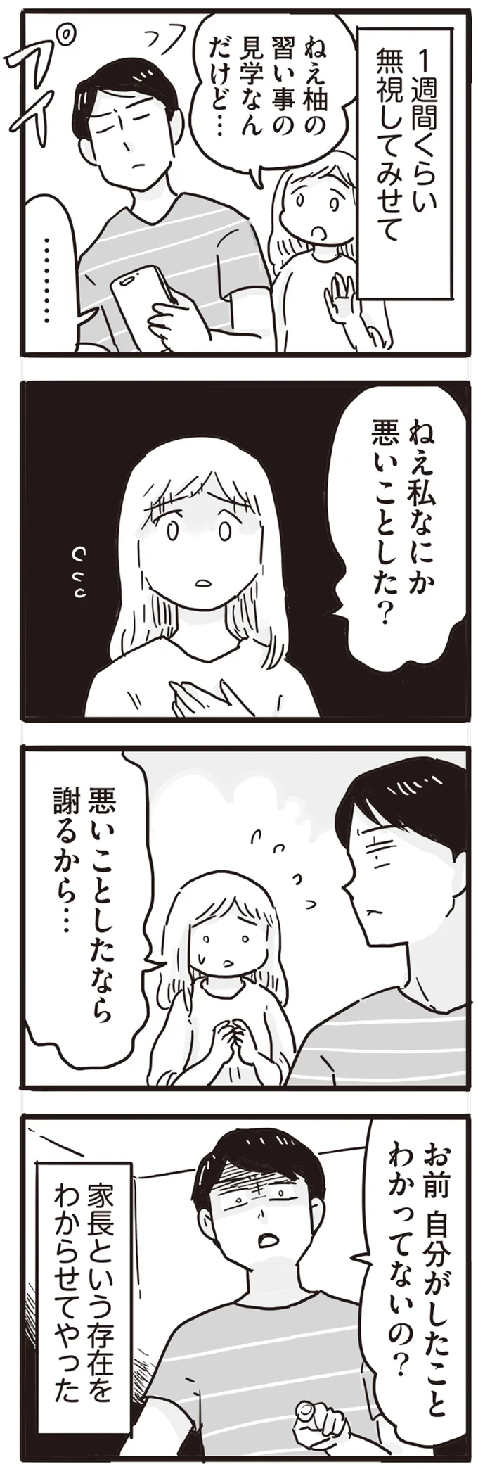 お前　自分がしたことわかってないの？