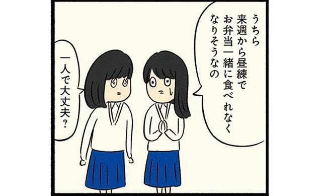またボッチ飯!? 友達とは別の部活を選んだ結果は正しかったんだろうか／ボッチだった6ヶ月間 (とその後)（14）