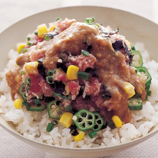 「みそねぎトロ丼」 レタスクラブニュースより