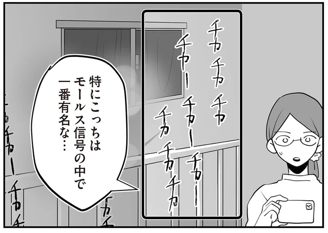 「もしかしたら…」動画を見た友人が気付いた、点滅する光の意味／隣の家からのチカチカが止まらない話(9)