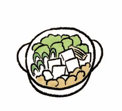 3日目は近所のスーパーで運良く食材を買うことができ、鍋に