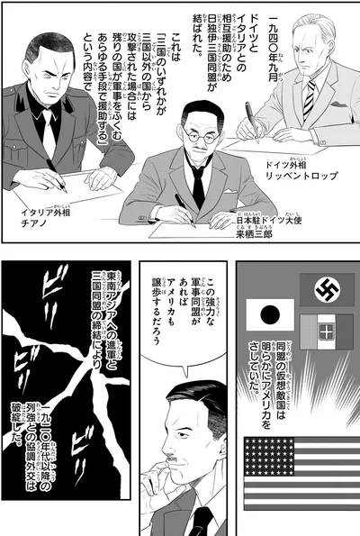 『角川まんが学習シリーズ 日本の歴史 別巻 よくわかる近現代史2 戦中・戦後の日本』より