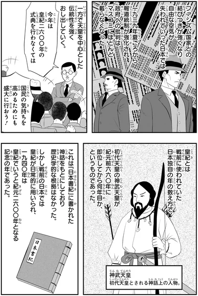 『角川まんが学習シリーズ 日本の歴史 別巻 よくわかる近現代史2 戦中・戦後の日本』より