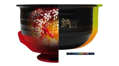 「ご泡火炊き」でお米がふっくら炊き上がる