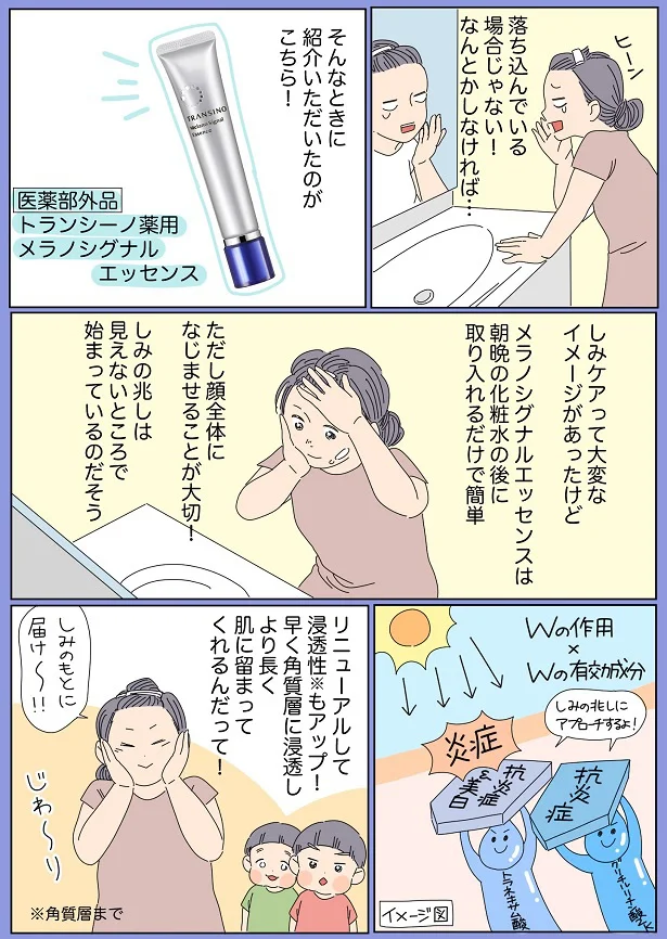 しみの兆しは見えないところで始まっているのだそう